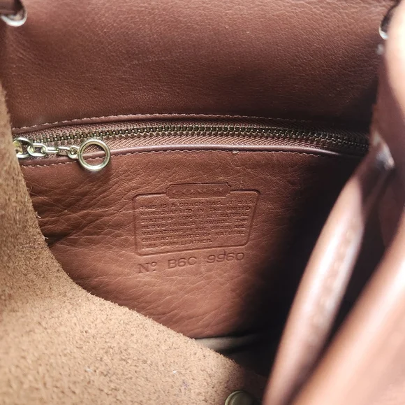 Vintage Coach Daypack Style# 9960 British Tan *Needs Repaired* - Picture 6 of 8